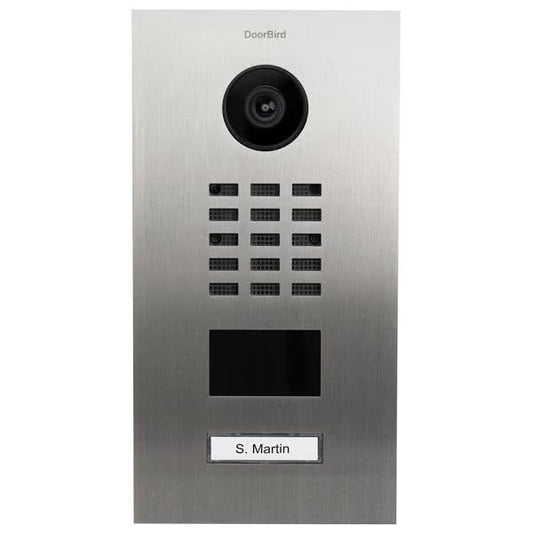 DoorBird IP Video Türstation      D2101V  Edelstahl V4A 1 Ruftaste