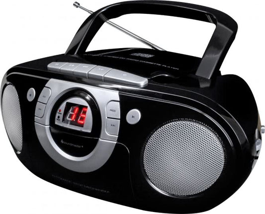 Soundmaster SCD5100SW sw Radio mit CD    UKW,Kassette,AUX,Batt/Netz