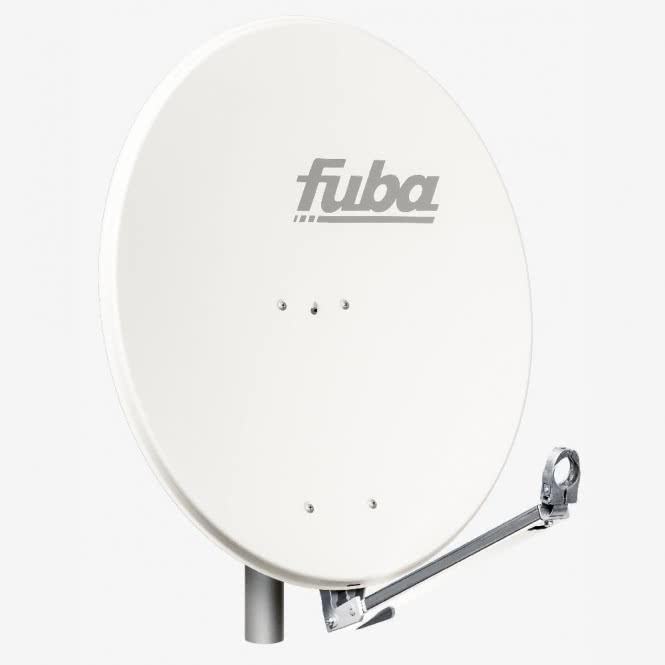 Fuba DAL 800 W Satellitenantenne weiß    84x74cm Aluminium