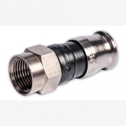 Fuba OVZ 053 HQ F-Kompressionsstecker sw f.Kabeldurchmesser ca. 5mm HQ