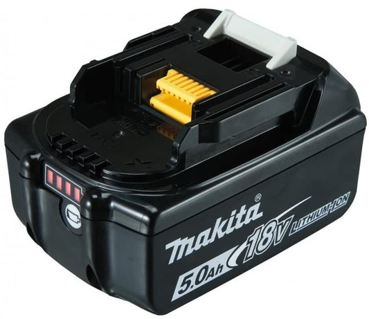 Makita Akku-Winkelschleifer 18V +              Akku-BL1850B Li 18,0V/5,0A