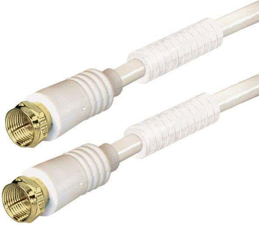 Hapena Antennen-Kabel 1,5m ws      12811 F-Stecker - F-Stecker 110dB