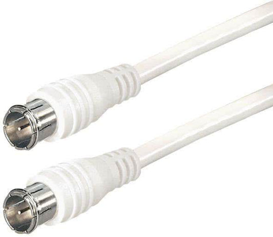 Hapena Antennen-Kabel 1,5m ws      13411 Quick-F-Stecker - Quick-F-Stecker 95dB