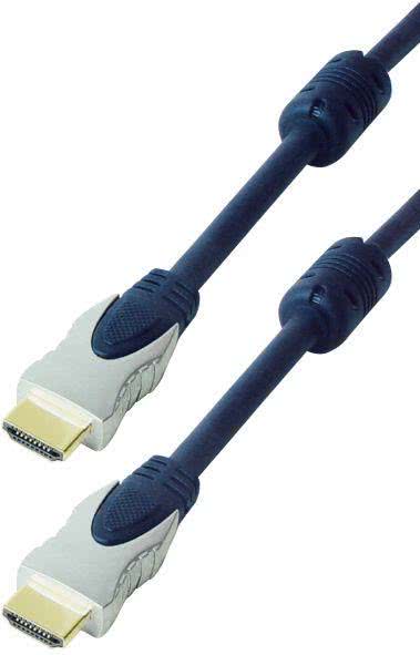Hapena HDMI-Kabel 2m            74020/HC High Quality mit Ethernet,1.4a/2.0