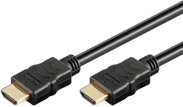 Hapena HDMI-Kabel 2m               76020 mit Ethernet,1.4a/2.0