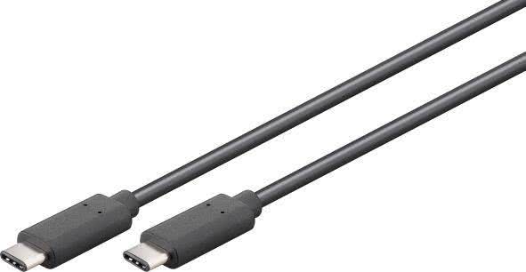 Hapena USB-C-Kabel 1m         3113110102 USB3.1 Gen2 60W PD Stecker/Stecker