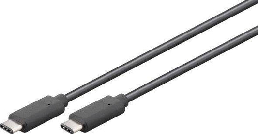 Hapena USB-C-Kabel 1m         3113110102 USB3.1 Gen2 60W PD Stecker/Stecker