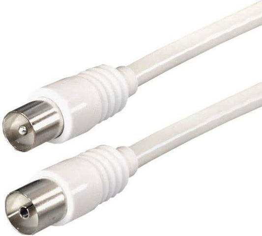 Hapena Antennen-Kabel 15m ws       12915 Koax-Stecker - Koax-Kupplung 100dB