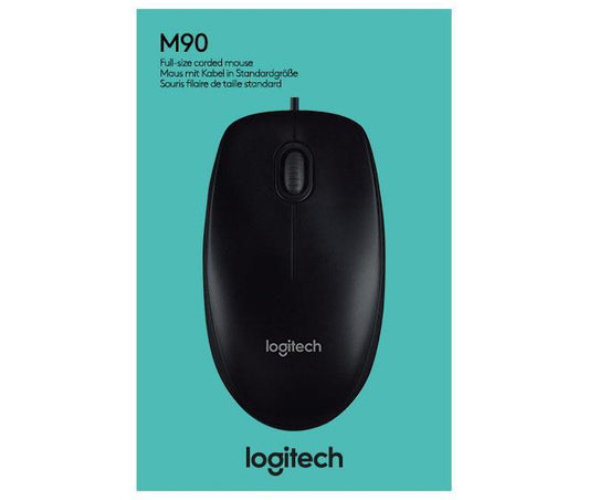 Logitech M90 schwarz optische Maus       1000dpi,3 Tasten