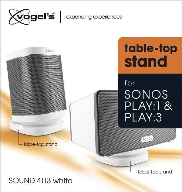 Vogels SOUND 4113 ws Tischständer        für SONOS / PLAY:1 / PLAY:3