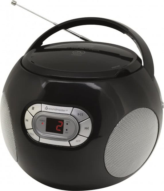 Soundmaster SCD2120SW sw/si CD-Boombox   UKW,CD,Hörbuchfunktion,Kopfhöreranschl.
