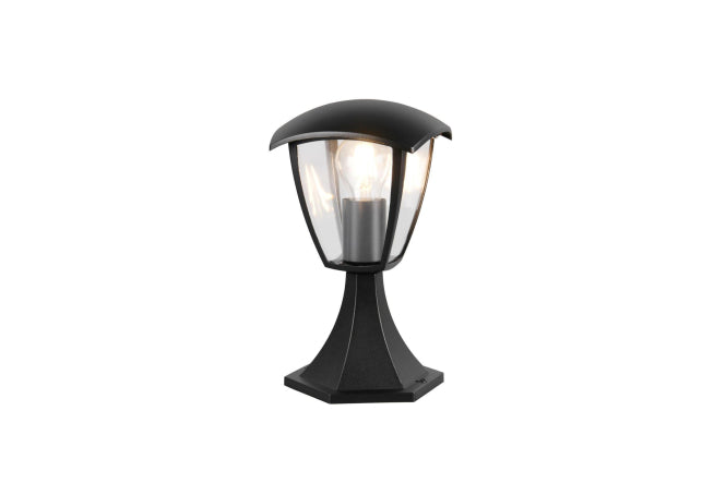 Trio Pfostenleuchte VENTA      563260132     excl. 1xE27 IP44 schwarz matt H30cm