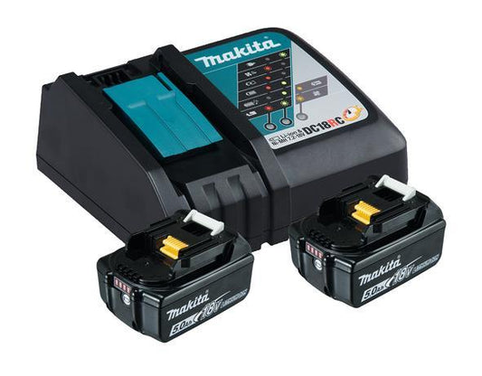 Makita Power Source Kit 18V 5Ah 197570-9   ** 18V/2x5,0Ah & 1xSchnelladegerät