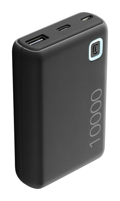 Cellularline ESSENCE Powerbank 10.000mAh USB-A out 12W, USB-C+microUSB in 10,5W