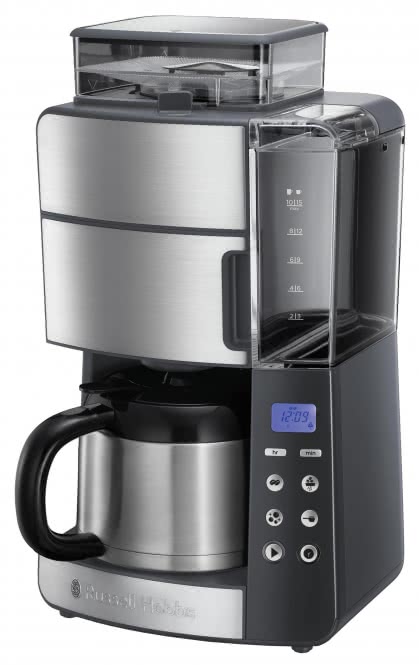 Russel Hobbs Grind & Brew Kaffeeautomat  10Tassen 1000Watt Thermo Mahlwerk