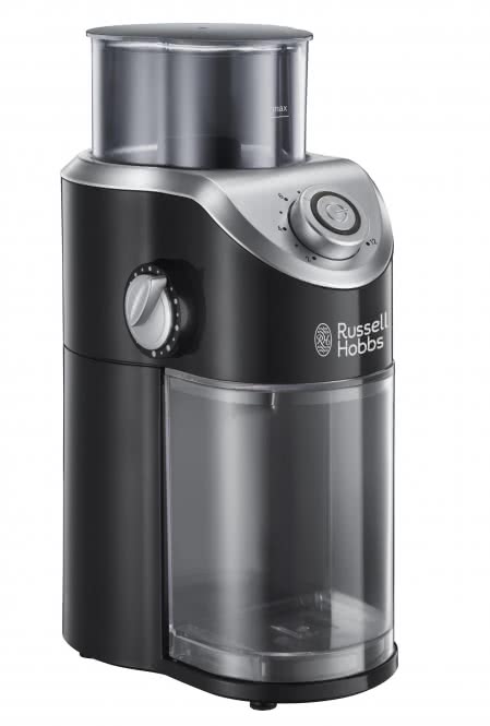 Russel Hobbs Classic Kaffeemühle         Scheibenmahlwerk Kaffeemenge einstellbar