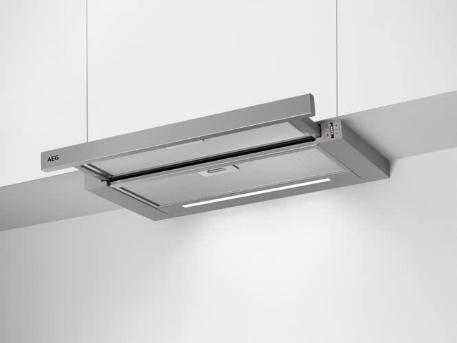 AEG DPS 5650 AM Flachschirmhaube         A 60cm 3Stufen Ed-Frontblende