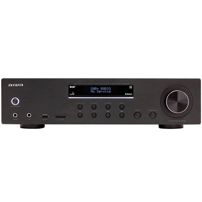 AIWA AMR-200DAB sw Stereo-Receiver       200W,DAB+/UKW,Bluetooth,USB