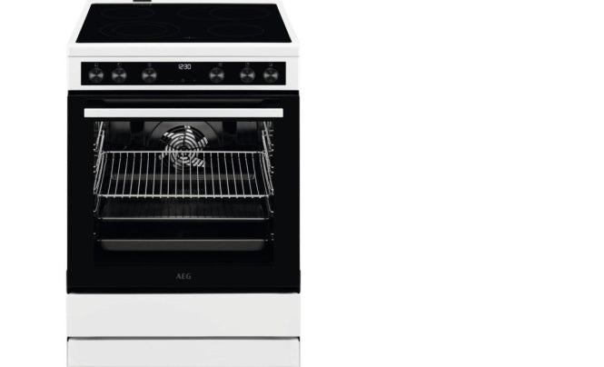 AEG CCB 6446 BBW ws Standherd            60cm A Grillfunktion Versenkknebel
