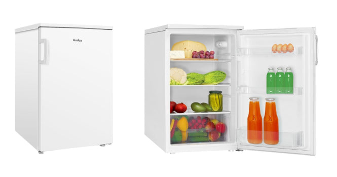 Amica VKS 361 005 W ws Tischkühlschrank  E 126L 84,5x54,9x55,7cm