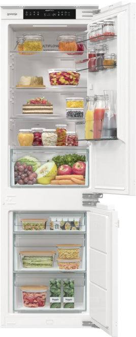 Gorenje NRKI 517 E42 EB-Kühlkombi  (I)   E 176/76L 178cm Festtür NoFost Dual