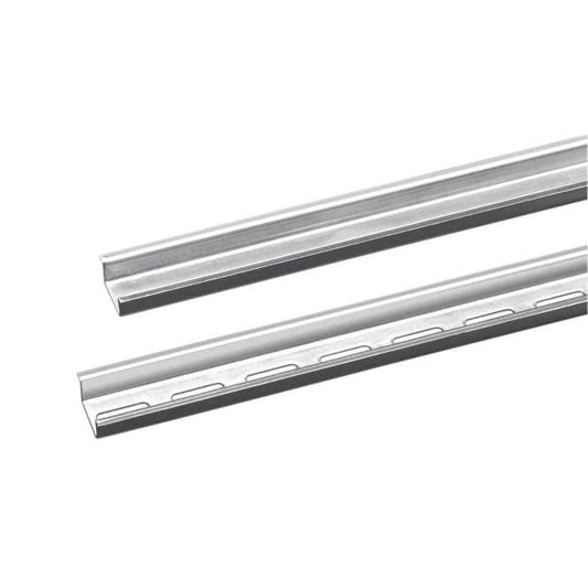 Hutschiene 35 x 15 mm  gelocht      7896 ** 1,5 mm Material-Dicke, verzinkt