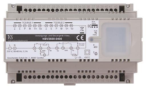 TCS Versorgungs-            NBV2600-0400 u.Steuergerät Video 8 TE