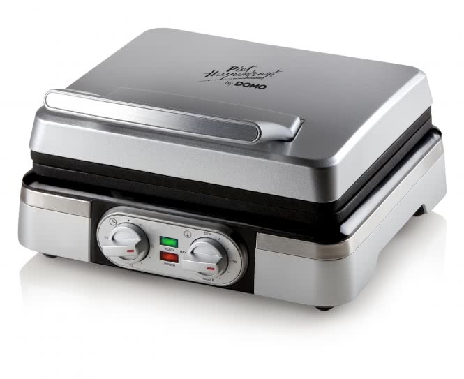 Domo DO 9149 W Waffeleisen               1520W Timer Brüsseler Waffeln