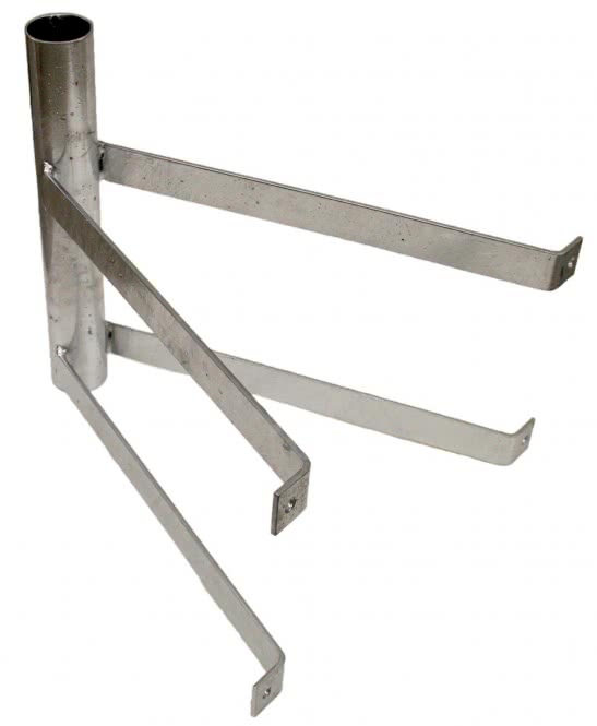 Mürwiker Sat-Wandhalter (Dackel) 500-60  Abstand:40cm Stahl (ST37) feuerverzinkt