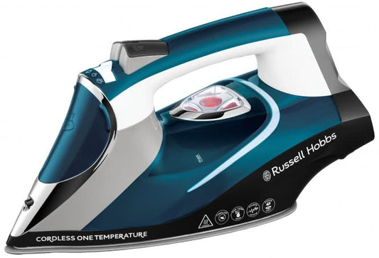 Russel Hobbs Cordles One Dampfbügeleisen 2600W Schnurlos Keramiksohle ws/bl