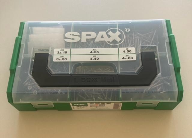 Reyher SPAX L-Boxx Mini Senkkopf Torx        -- Elektriker-Set --