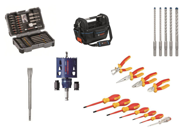 Bosch Aktionspaket Tasche und Zubehör
