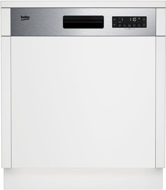 Beko BDSN 25530 X Ed EB-Geschirrspüler   D 60cm Teilintegriert 44dB 9,9L 5Prg