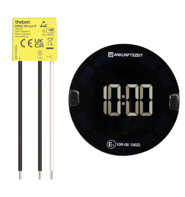 Theben Sortiment+Parkscheibe DIMAX540+B  UP-Dimmer f.Glüh-/Halogen-u.LED-Lampen