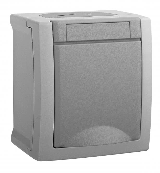 Panasonic Pacific Steckdose  90591008-DE    IP54 grau FR-AP