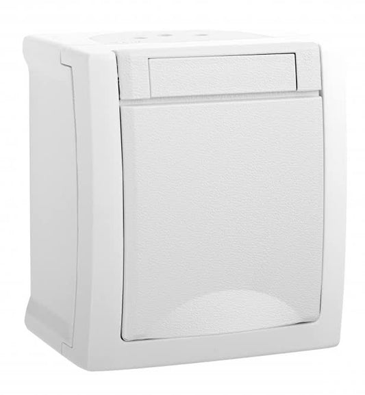 Panasonic Pacific Steckdose  90591108-DE    IP54 weiss FR-AP