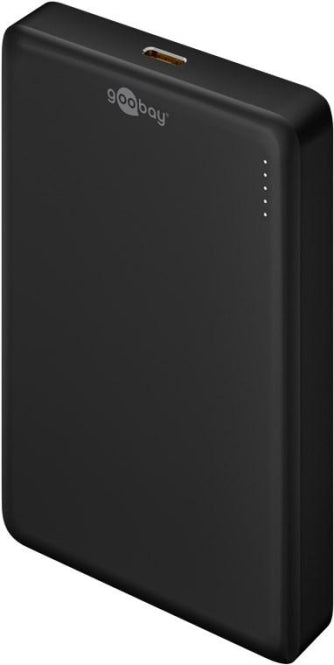 Goobay Magnetische Wireless Powerbank    10.000mAh,max.15W,USB-C PD m.20W,