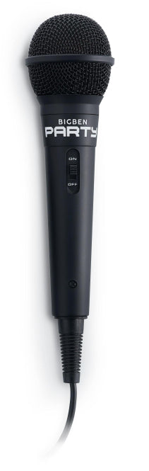 Bigben PARTY Mic schwarz                 Kabelgebundenes Mikrofon