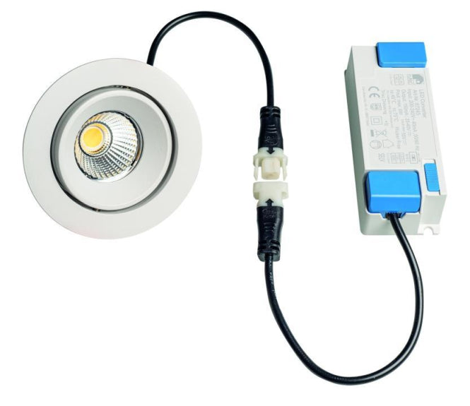 RUTEC Einbaustr.AZLED G3 IP65 AZ57311SWD 27/3/4K 600lm CRI90 dim DA68 weiss matt