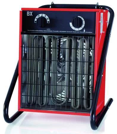 VEAB Elektroheizlüfter tragbar      BX5E 5KW 400V 3N  IPX4 rot             451220