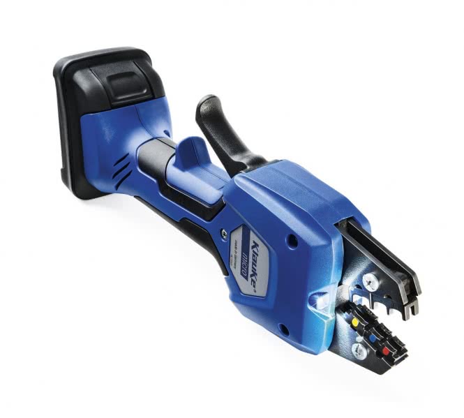 KLAU Elektromechanische Micro     EK50ML Crimpzange mit Akku,Ladeger.U.Is5071