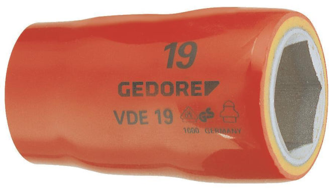 GEDORE VDE-Steckschlüsseleinsatz 1/2"          VDE 19 22                 6123400