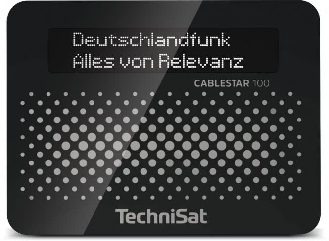 TechniSat CableStar 100 sw     0010/3915 Kabelradio-Adapter,AAC*,Audio In/out