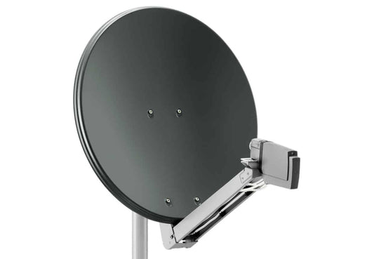 KATH Parabol-Spiegel     CAS 80gr o.Logo 75cm Alu-Reflektor graphit (ohne Logo)