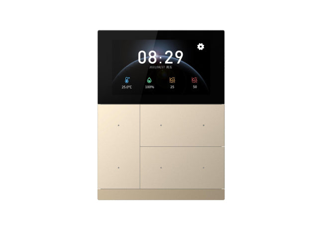 GVS Touchpad KNX WALTZ          88186106 Touch+ Pad Aluminium Champagner