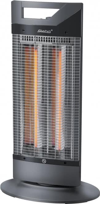 Steba CH 1 ECO Carbon-Heizstrahler       Oszilierend 90° 2 Stufen sw/anth
