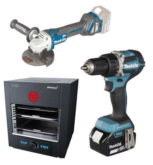 Makita Weihnachtssortiment               inkl. Steba Power Steakgrill