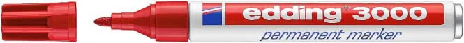 Edding e-3000 Permanentmarker rot        4-3000002
