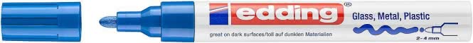 Edding e-750 Lackmarker blau             4-750003