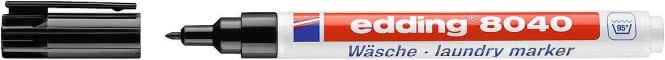 Edding e-8040 Wäschemarker schwarz       4-8040001